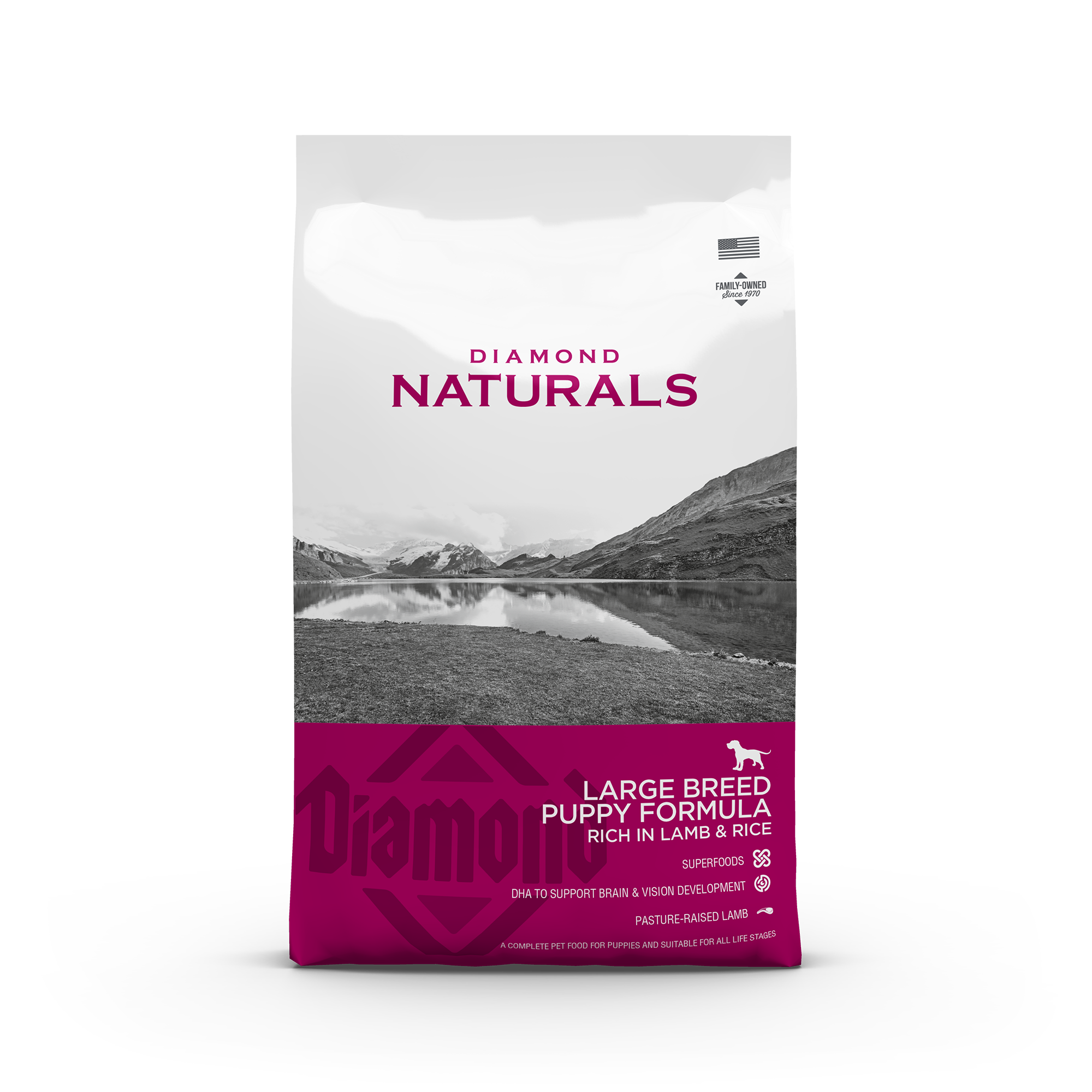 Diamond Naturals Large Breed Puppy Lamb & Rice 15kg