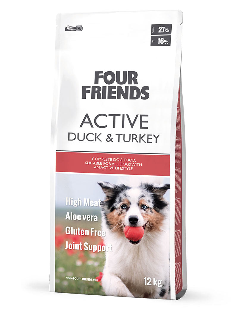 FourFriends Dog Active Duck & Turkey 3 kg
