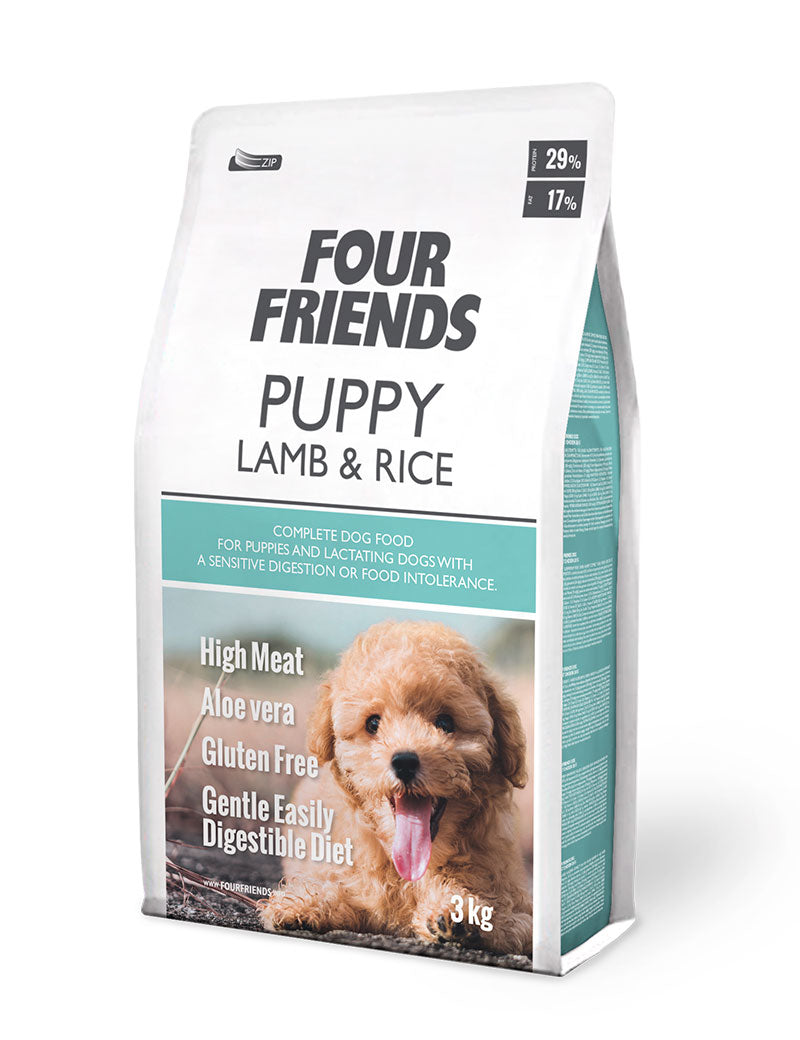 Fourfriends Dog Puppy Lamb & Rice 12 kg