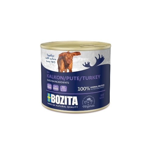 Paté Våtfoder för hund med Kalkon 625g