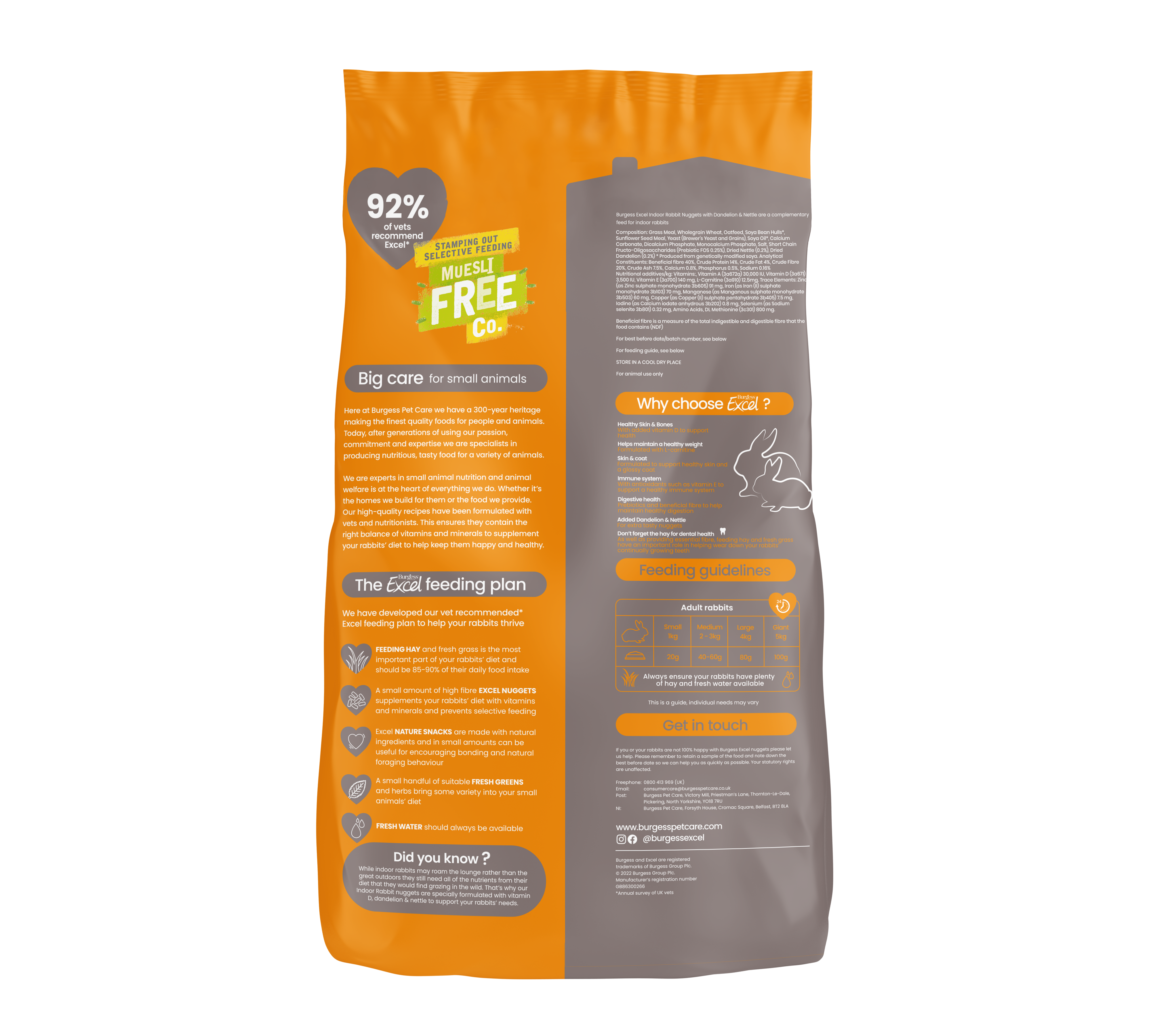 Excel Indoor Rabbit 10kg