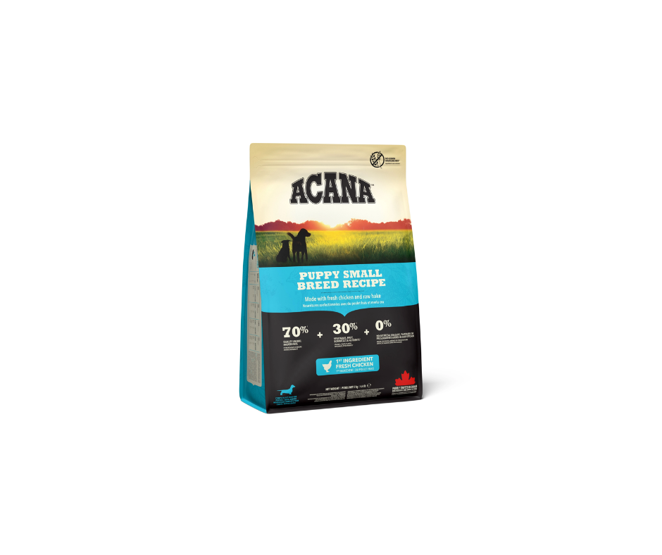 Acana puppy Small Breed Recipe Torrfoder för hund