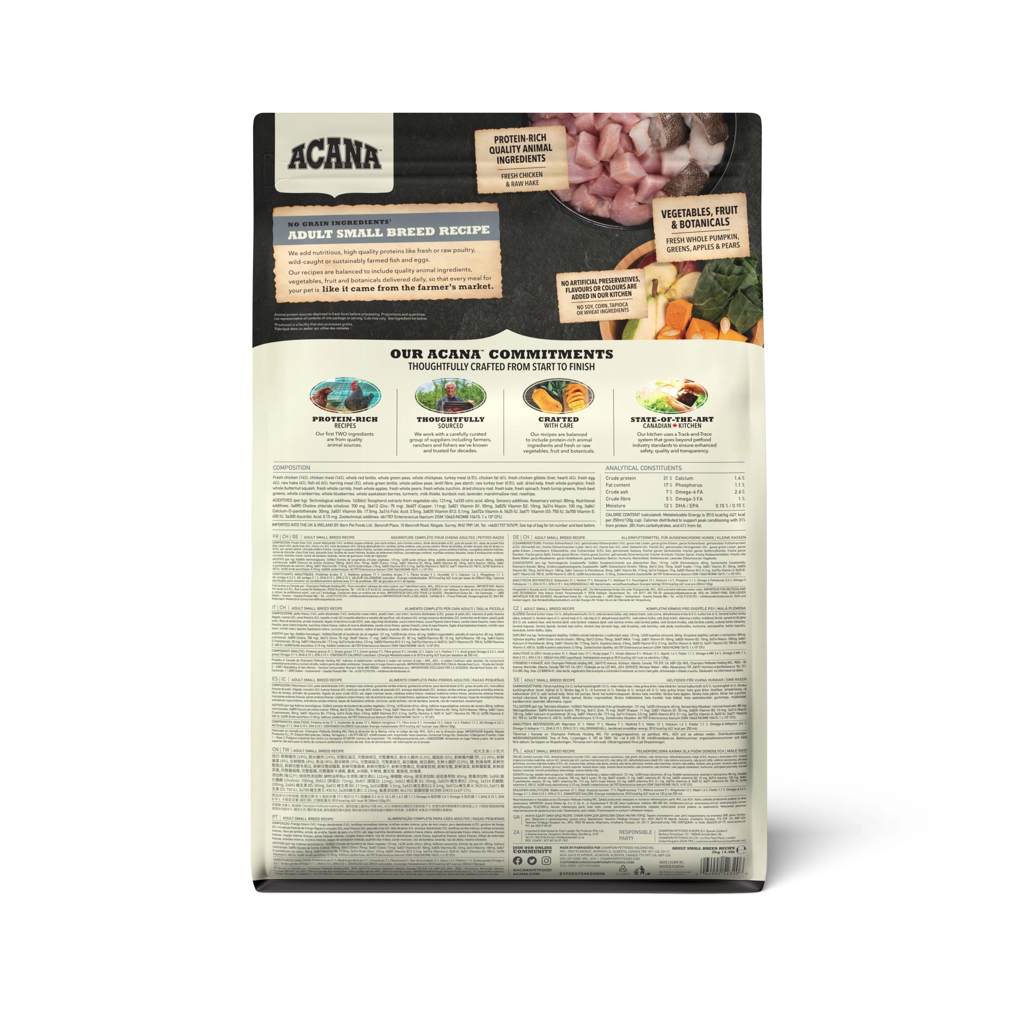 Adult Small Breed Recipe Torrfoder för hund