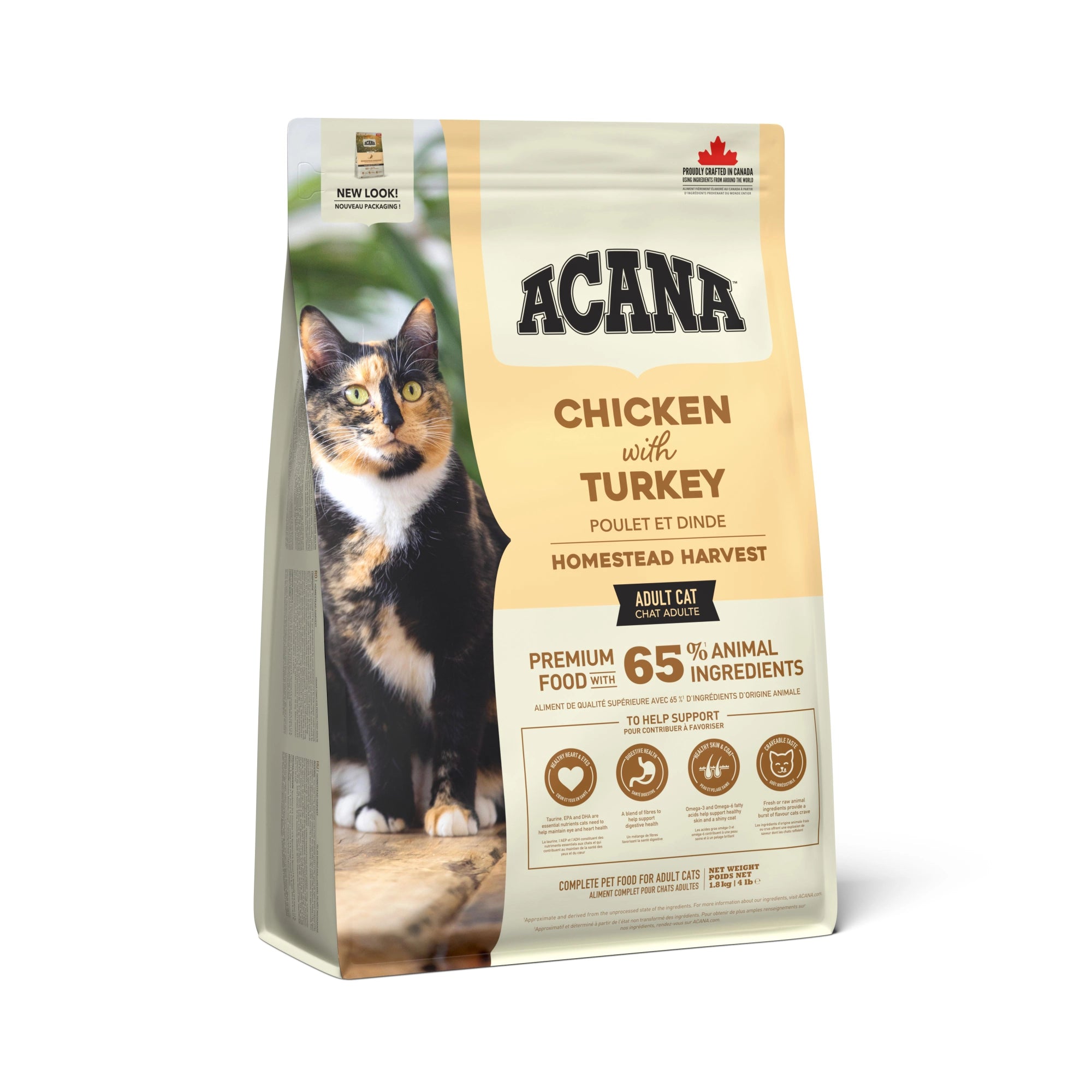 Adult Homestead Harvest Torrfoder för katt 1,8kg