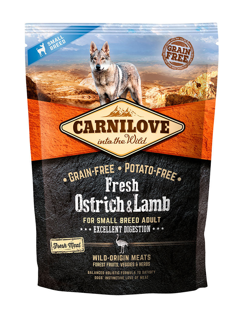 Carnilove Fresh Ostrich & Lamb Small Breed 1,5 kg