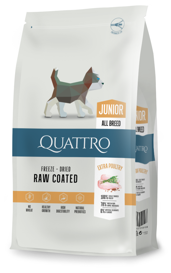 QUATTRO SuperPremium AllBreed Poultry Junior 1,5kg