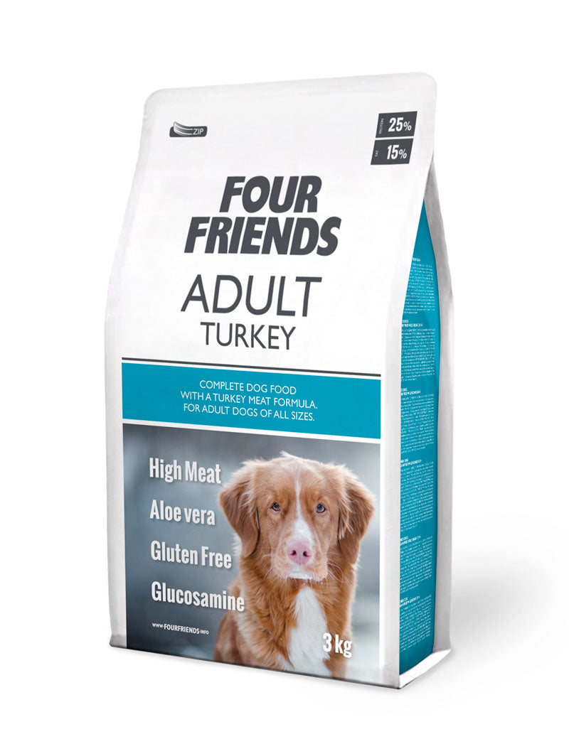 FourFriends Dog Adult Turkey 3 kg