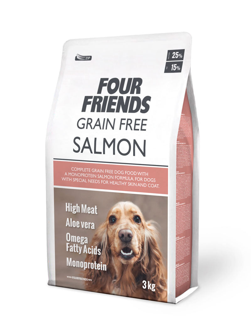 FourFriends  Dog GF Salmon 12 kg