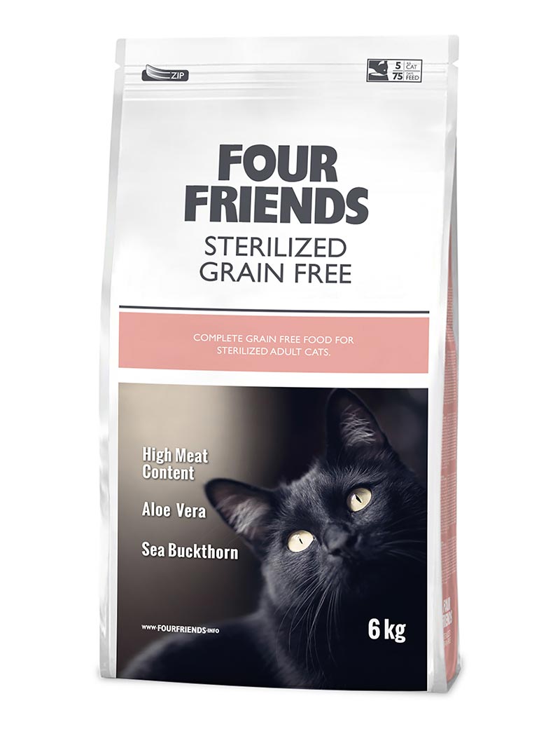 FourFriends Grain Free Sterilized 2 kg