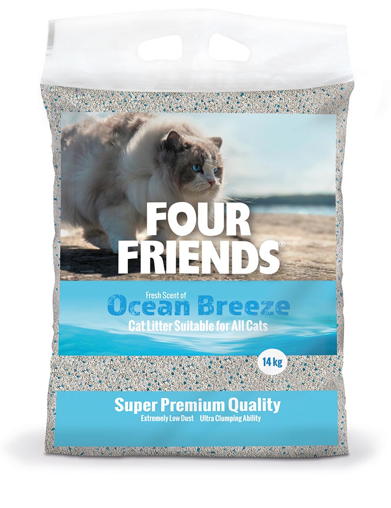 FourFriends Cat Litter OceanBreeze 14kg