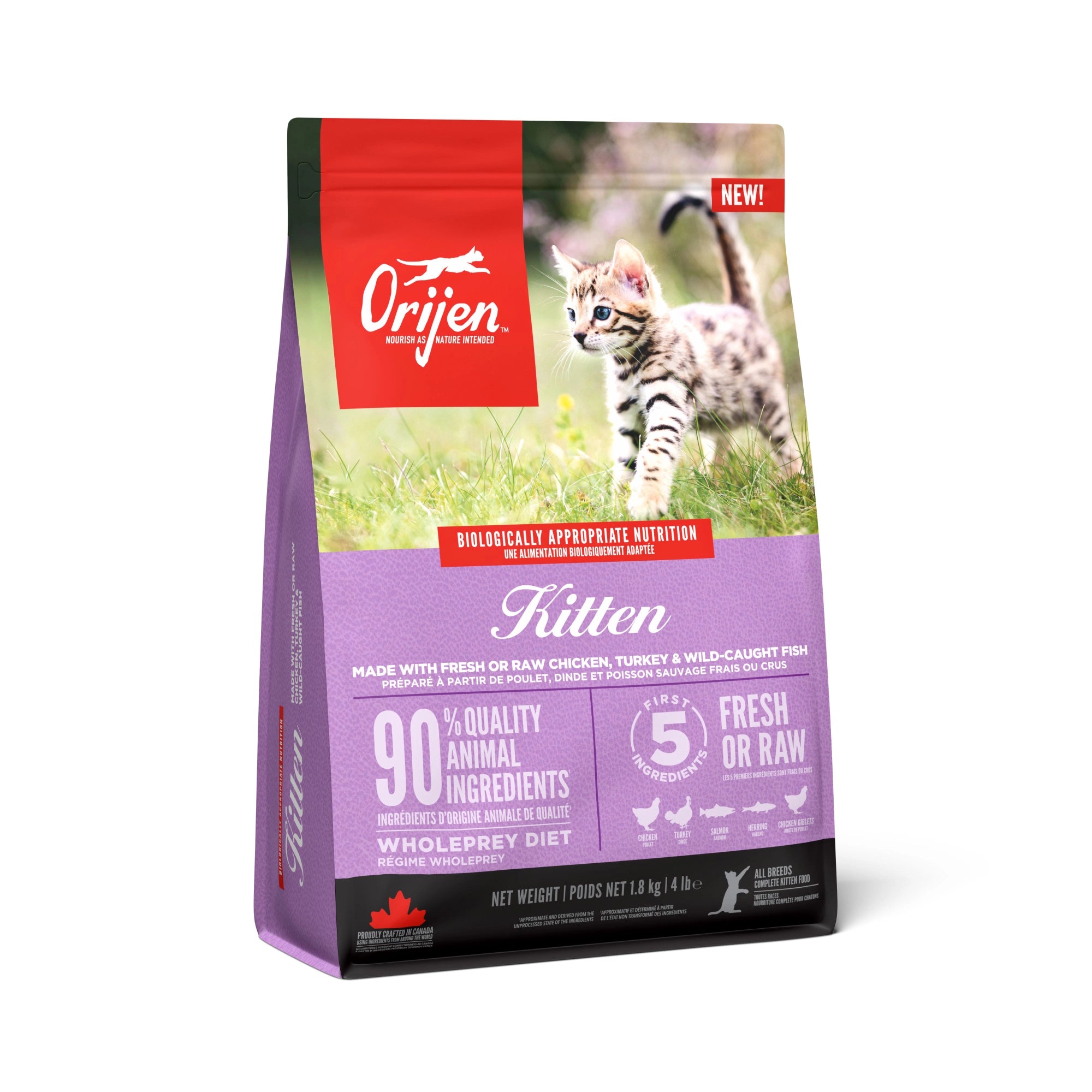 Kitten Torrfoder för katt 1,8kg