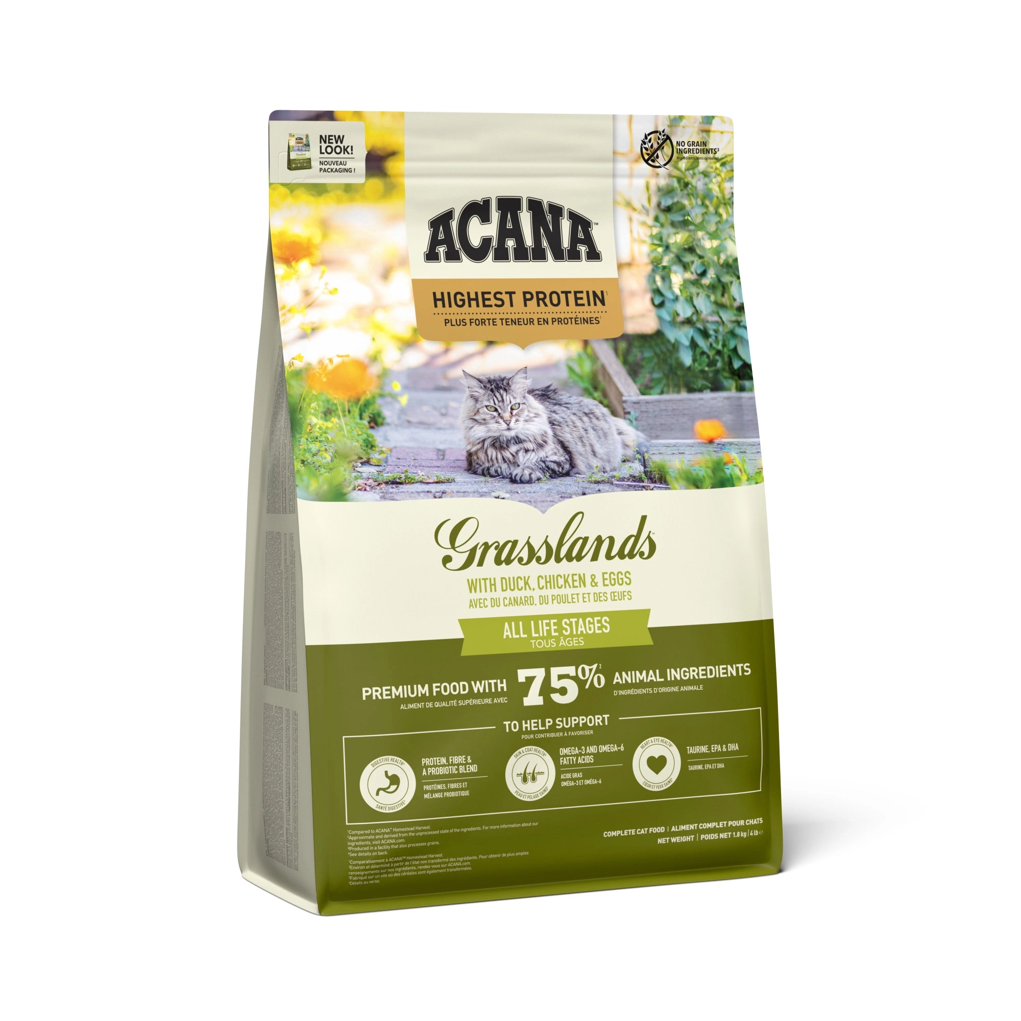 Cat & Kitten Grasslands - Torrfoder till katt