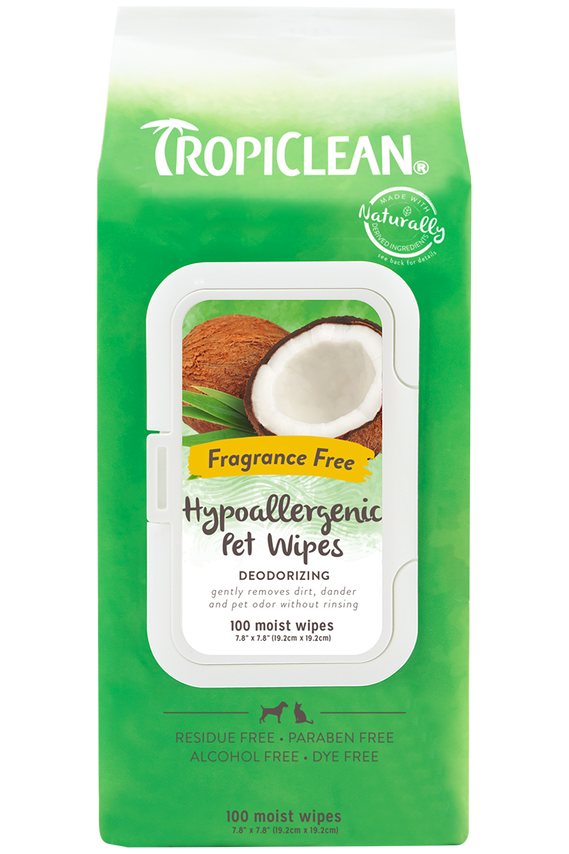 Tropiclean Hypo Allergenic Wipes